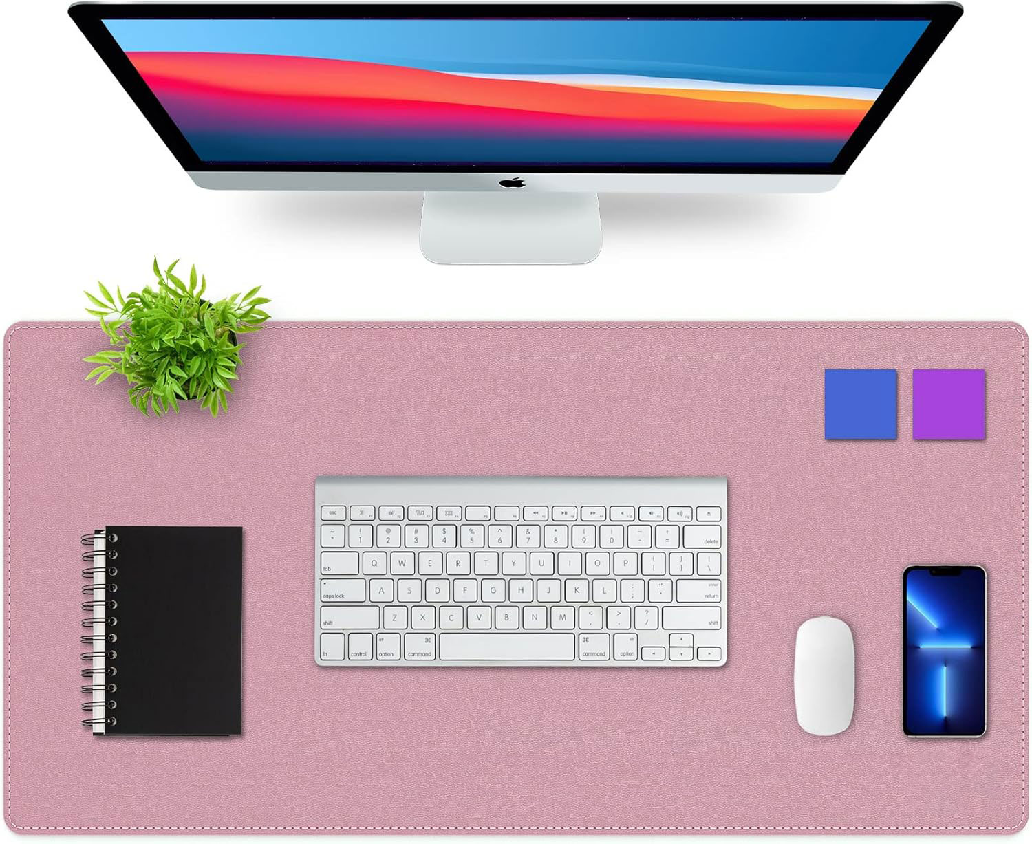 Leather Desk Pad - Masa Örtüsü, Çift Taraflı Ofis Masa