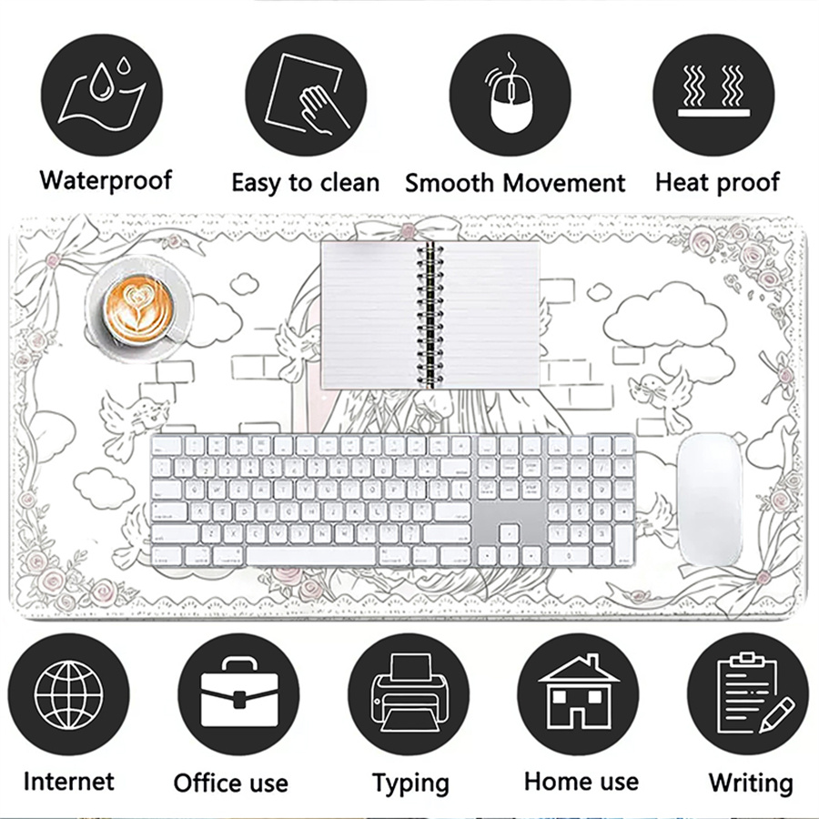 Deri Mouse Pad, Melek Kızlı Ma - Leather Desk Pad incelemesi ve fiyatı