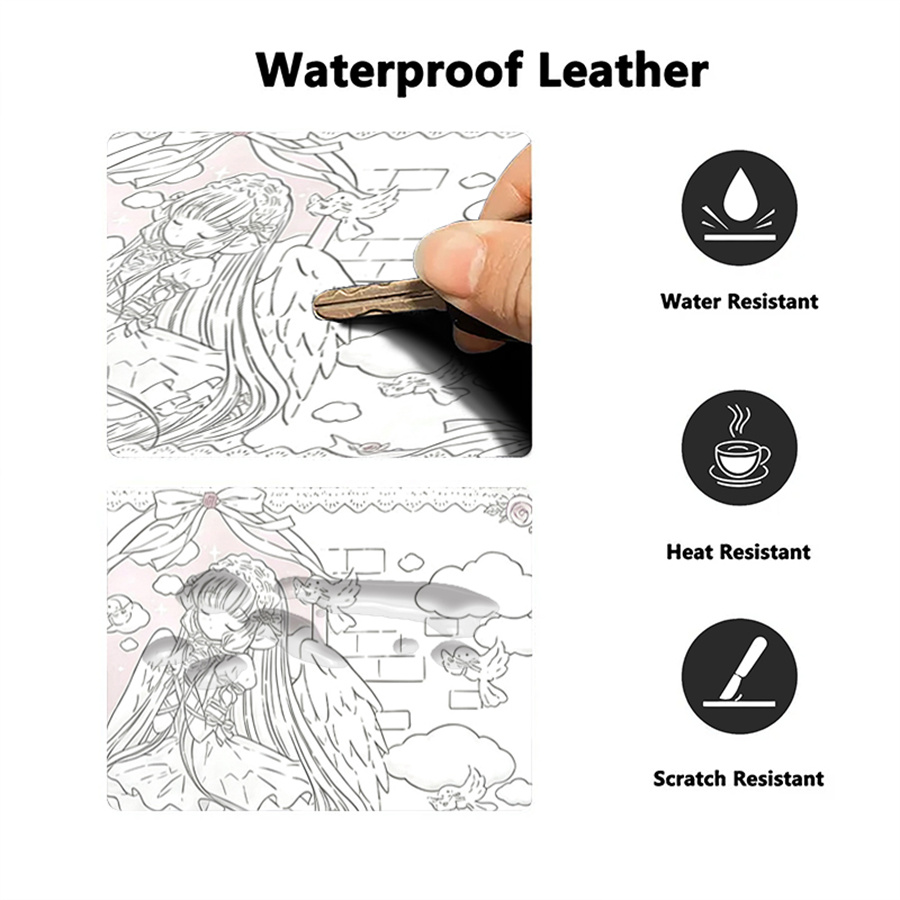 Deri Mouse Pad, Melek Kızlı Ma - Leather Desk Pad incelemesi ve fiyatı
